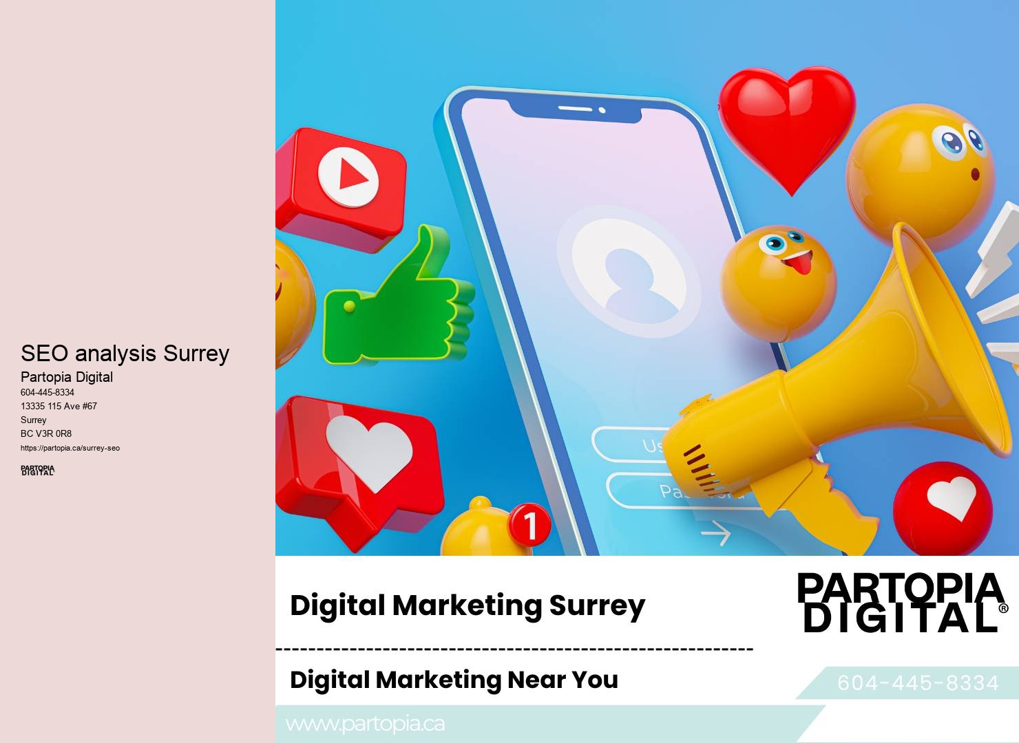 SEO price SEO analysis Surrey
